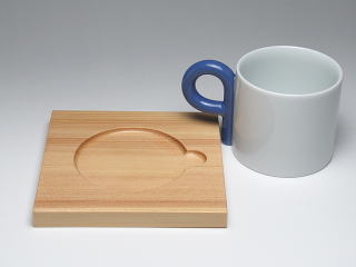 P型（ブルー）　コーヒーカップ