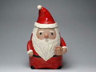 ハッピーサンタ　置物