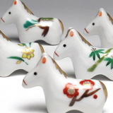 迎春草花午　箸置5客揃