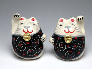 陶房阿呍　招き猫