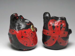 陶房阿呍　招き猫