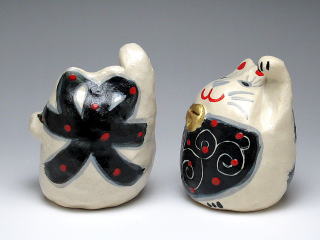 陶房阿呍　招き猫