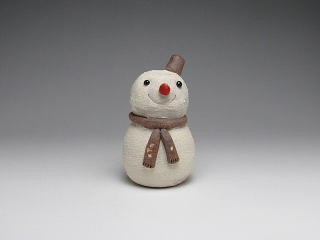 ゆきだるま　置物