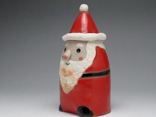 とんがりサンタ　置物