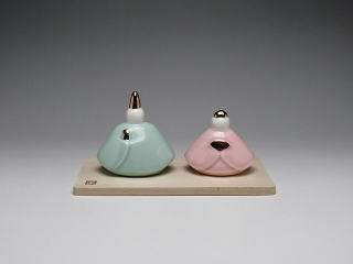 うるみ座り雛　置物