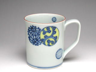 蛸唐草丸紋　マグカップ