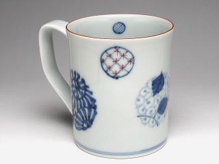 蛸唐草丸紋　マグカップ