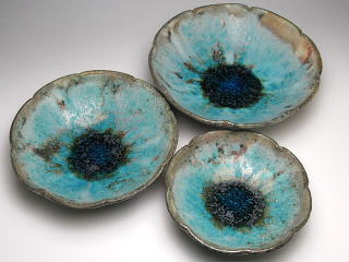 青　花皿