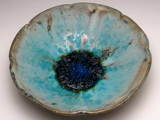 青　花皿（大）