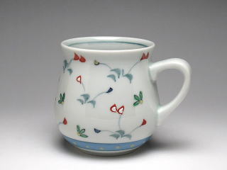 花摘み（青）　マグカップ