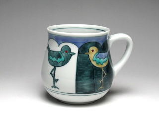 風見鶏（青）　マグカップ　