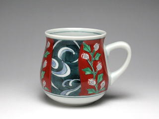 花流水（赤）　マグカップ