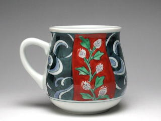 花流水（赤）　マグカップ