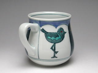 風見鶏（青）　マグカップ　