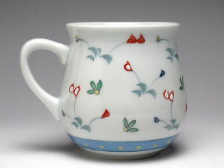 花摘み（青）　マグカップ