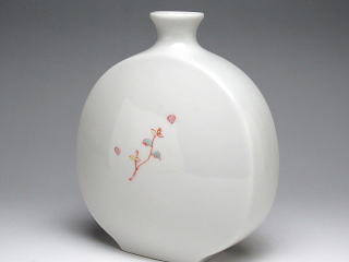花と遊ぶ　花瓶