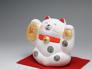 大判小判猫　置物